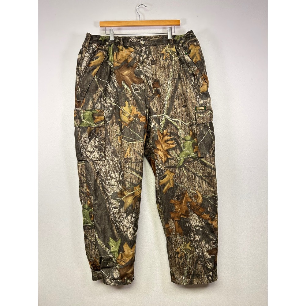 Gorpcore Remington Mens XL Camo Insulated Mossy Oak Break Up Cargo Hunting Pants